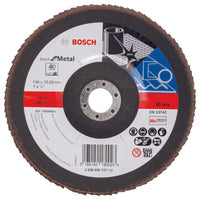 Bosch Metal Grinding Disc 130mm Grit 40 | Angle Grinder Abrasive Wheel