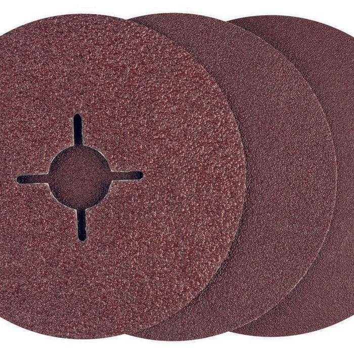 Bosch Sanding Discs 115mm for Angle Grinder | Abrasive Discs for Metal & Wood | 3 Pack