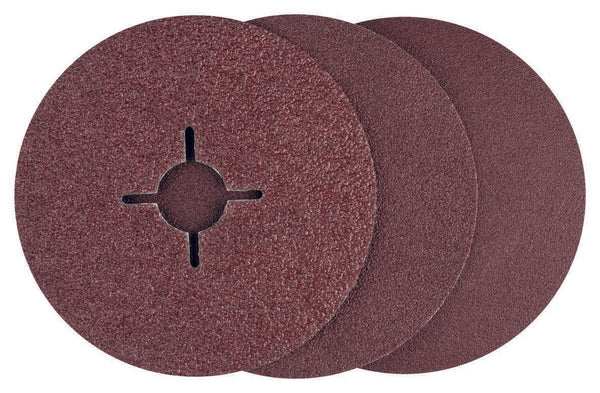 Bosch Sanding Discs 115mm for Angle Grinder | Abrasive Discs for Metal & Wood | 3 Pack