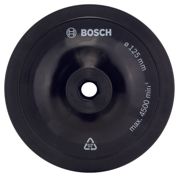 Bosch 125mm Sanding Pad for Drills - Sanding Disc Holder, Attachment | #2609256281