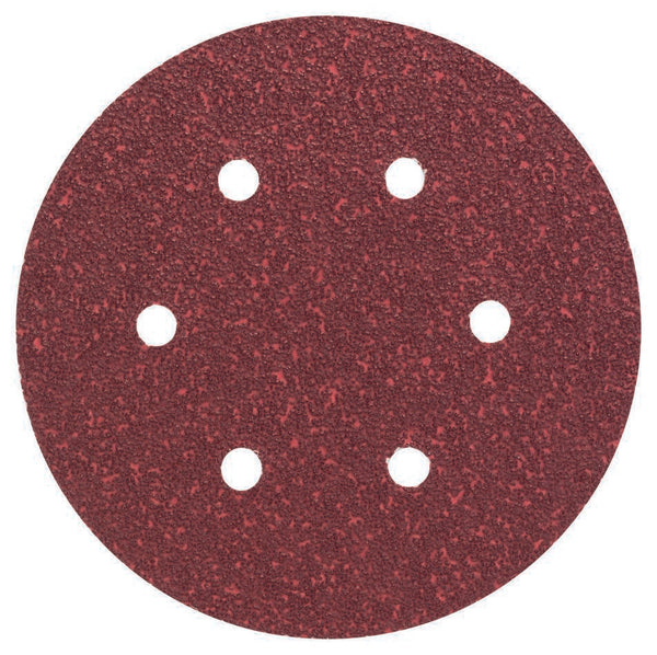 Bosch 150mm Sanding Disc, 80 Grit, Random Orbit Sander - 5 Pack. Abrasive Sandpaper for Wood Sanding. Durable & Efficient