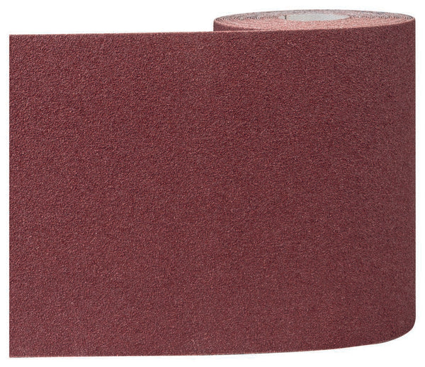 Bosch Sanding Roll - Grit 100, Cloth Backing, 5m - Wood Sanding Abrasive