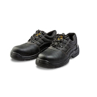 Dromex Boxer Safety Shoes - Black Leather Work Boots - Protective Footwear