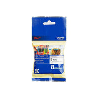 HellermannTyton : Brother Compatible PTM95 Label Tape 9mm x 8.0M  on White - (MK221)