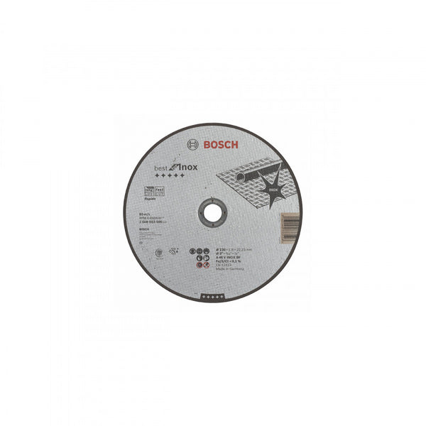 Bosch Bonded abrasives - Rapido straight cutting Best INOX A 46 V INOX BF, 230, 1,9 -  2608603500
