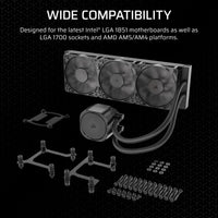 Corsair NAUTILUS 360; 360mm Radiator; Liquid CPU Cooler; Intel® LGA 1851/1700; AMD® AM5/AM4 Corsair