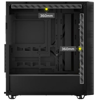 3200D RS ARGB Mid-Tower PC Case; 3x RS120 ARGB fans incl - Smoke.