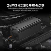 Corsair MP700 PRO 2TB M.2 NVMe PCIe Gen. 5 x4 SSD with Cooler; Read Up To 12 400MB/s; Write up to 11 800MB/s Corsair