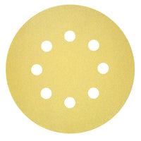 Bosch C450 125mm Sanding Disc, 100 Grit, 8-Hole, 50 Pack - Wood & Metal Sanding Pad