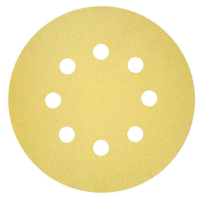 Bosch C450 125mm Sanding Disc, 100 Grit, 8-Hole, 50 Pack - Wood & Metal Sanding Pad