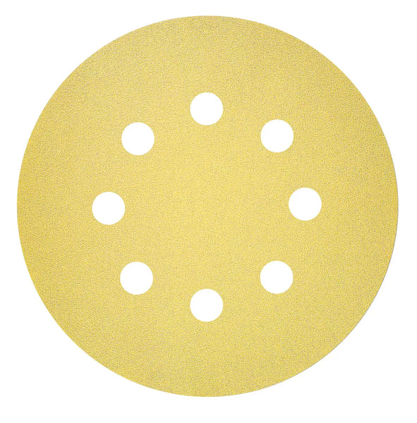 Bosch C450 125mm Sanding Disc, 100 Grit, 8-Hole, 50 Pack - Wood & Metal Sanding Pad