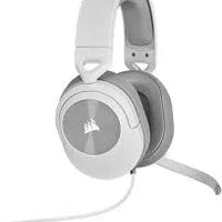 HS55 Stereo White Headset; 50mm Audio Drivers; Omnidirectional mic; Analog; On-ear volume and mute controls - PC;PS4/XBOX-CA-9011261-AP