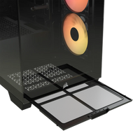 3500X RS-R ARGB Tempered Glass Mid-Tower PC Case; Black