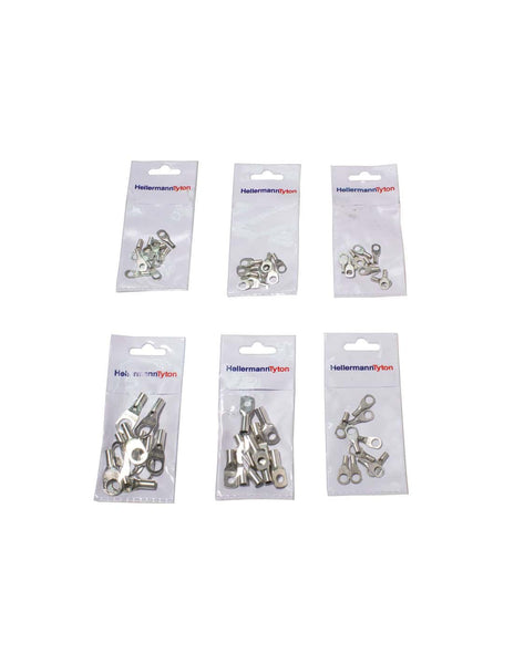 HELLERMANNTYTON Cable Lugs - Tinned Standard HTB 1.5 x 5 - LUGMP15. High-quality connectors for secure electrical connections.