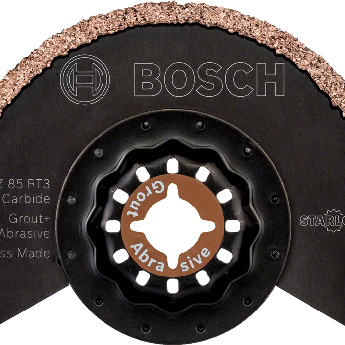 Bosch ACZ 85 RT3 Starlock Carbide Grout Removal Blade | Oscillating Multi-Tool Segment Blade for Tile Grout