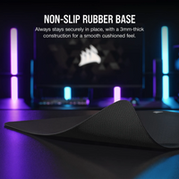 Corsair MM500 v2 Hybrid Cloth Gaming Mouse Pad - Large; Black; 450mm x 400mm
