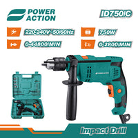 750W Power Action impact drill ID750-C