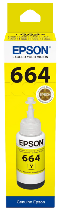 Epson T6644 Ecotank Yellow ink bottle (70ml). 7500 pages @ 5% coverage Epson Consumables