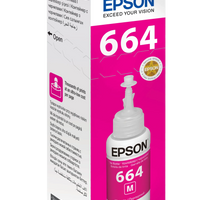 Epson T6643 Ecotank Magenta ink bottle (70ml). 7500 pages @ 5% coverage Epson Consumables