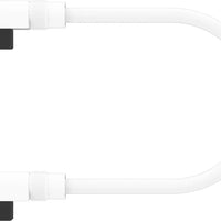 Corsair iCUE LINK Cable; 2x 135mm with Slim 90° connectors; White
