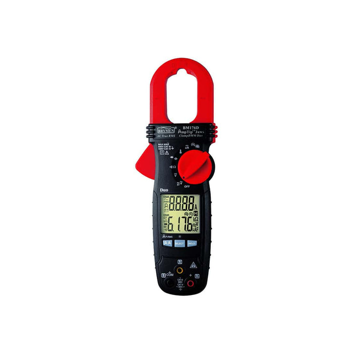 HellermannTyton : Clamp Meter Digital 600A AC Dual Display TRMS - (TBM175D)