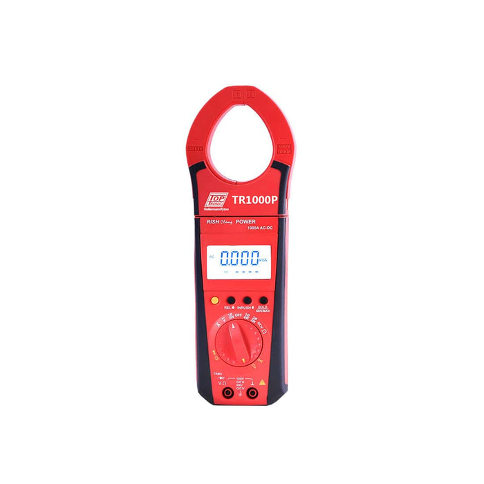 HELLERMANNTYTON TR1000P Clamp Meter: Power, Data Logging, AC/DC. Electrician's Tool.
