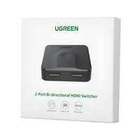 UGREEN CM217-50966 2-in-1 Bi-Directional 4K HDMI Switcher - Black