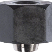 Bosch Router Collet 1/4 inch - GKF 600 Compatible - Precision Router Bit Collet for Woodworking