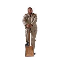DROMEX Conti Suit P/Cott W/Ref Khaki [42] - Worker Workwear Cotton Overalls Reflective Labor Protective Gear
