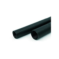 HELLERMANNTYTON CTP28NWUV Convoluted Tubing: 21.8mm ID, Black, Flexible, Flame Retardant, Automotive Wiring Harness