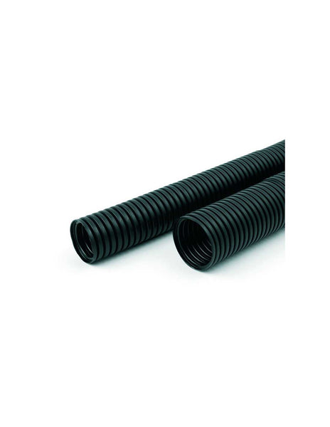 HELLERMANNTYTON CTP28NWUV Convoluted Tubing: 21.8mm ID, Black, Flexible, Flame Retardant, Automotive Wiring Harness