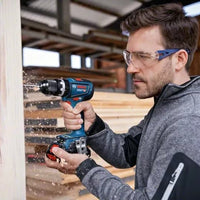 BOSCH GSB 18V-90 C Cordless Perc Screwdriver Drill Tool - High Performance Heavy Duty Power Tool