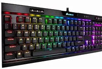 Corsair K70 RGB TKL Optical-Mechanical Gaming Keyboard; Backlit RGB LED; CORSAIR OPX Keyswitches; Black Corsair