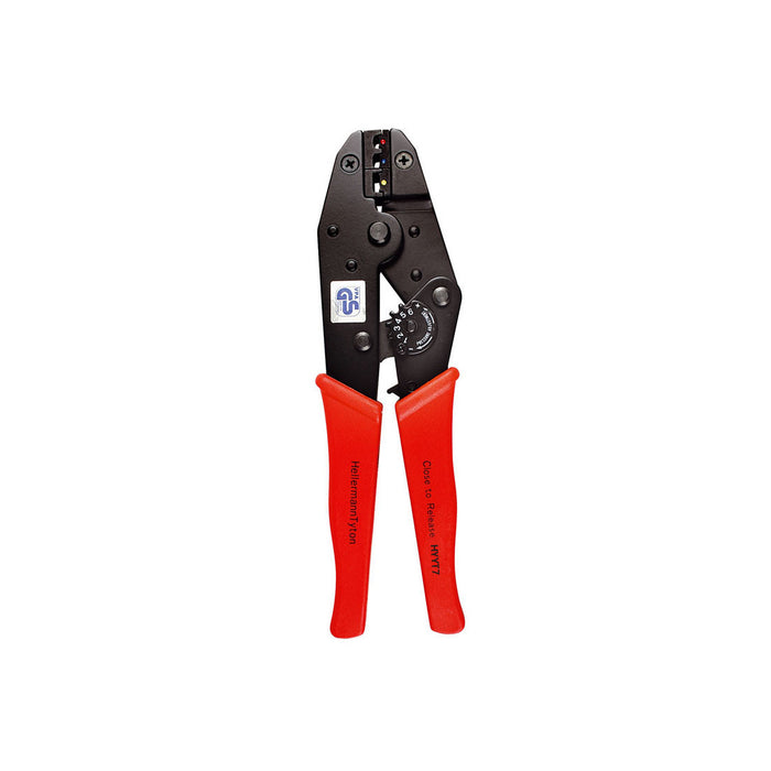 HellermannTyton Crimping Tool for Pre-Insulated Terminals - Quality Wire Connector Crimper