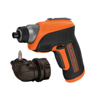 B&D 3.6V SCREWDRIVER + RIGHT ANGLE ATT