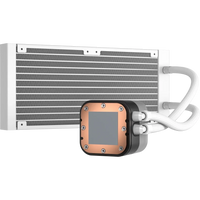 Corsair iCUE H100i ELITE RGB 240mm Liquid CPU Cooler - White AMD: AM5; AM4; sTRX4; sTR5 | Intel LGA: 1700/1851; 1200; 115X; 2066