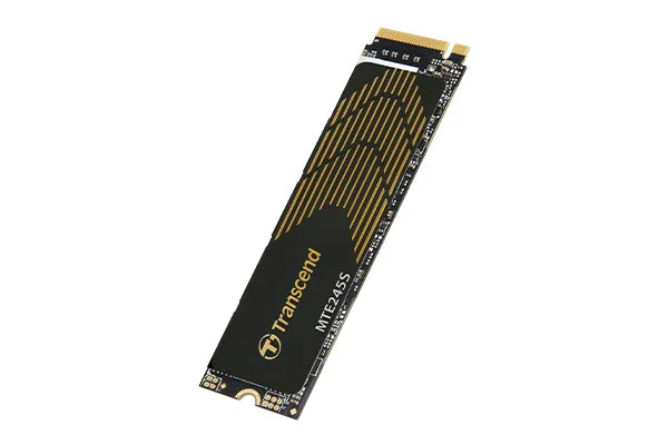 TRANSCEND 1 TB MTE245S PCI-E  GEN 4X4 M.2 NVMe 2280 SSD 3D TLC - 5300 MB/s Read 4600 MB/s Write - 600 TBW - 29