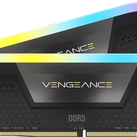 CORSAIR VENGEANCE RGB DDR5 16GB (2 x 8GB) DDR5 5200 CL40-40-40-77 1.25V Intel XMP - BLACK