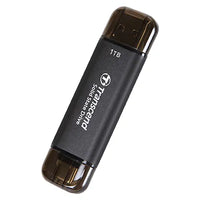 TRANSCEND 1 TB ESD310C USB3.2 TYPE A & C (USB 10Gbps) OTG COMPACT PORTABLE SSD  - Read 1050MB/s Write 950 MB/s - Black-TS1TESD310C