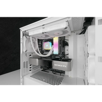Corsair iCUE H100i ELITE RGB 240mm Liquid CPU Cooler - White AMD: AM5; AM4; sTRX4; sTR5 | Intel LGA: 1700/1851; 1200; 115X; 2066