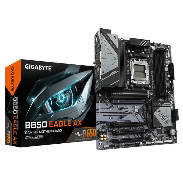 GIGABYTE AMD B650 EAGLE for AMD AM5; 4x Dual DDR5; 3x M2; HDMI; DP.-GA-B650-EAGLE-AX