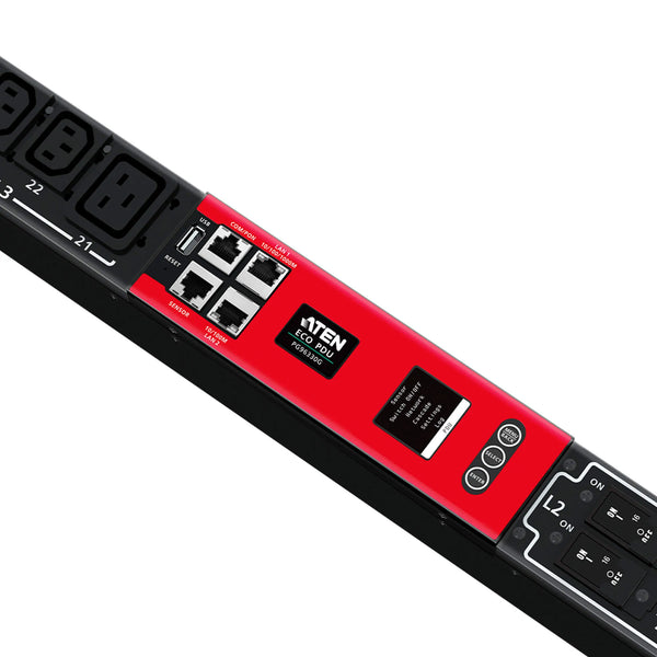 30A/32A 30-Outlet 3-Phase Switched eco PDU-PG96330G