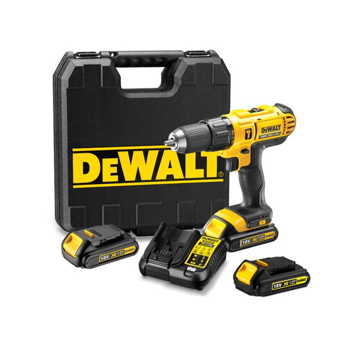 DeWalt 18V Hammer Drill With 3 Batteries - DCD776S3-ZA