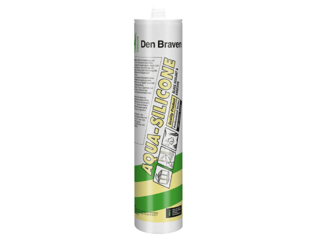 Den Braven AQUA-SILICONE 300ML BLACK - D10402