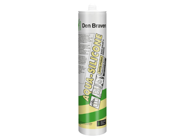 Den Braven AQUA-SILICONE 300ML BLACK - D10402