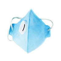 DROMEX FACE MASK DISPOSABLE FOLD N95 VALVE 12PC  N95-6151