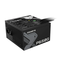Gigabyte PSU P650B Gold Certified 650W - 3 Year Warranty; 24/20-pin x 1; CPU 4+4-pin x 1; PCI-E 6+2-pin x 2; SATA x 6; Peri x3 Gigabyte