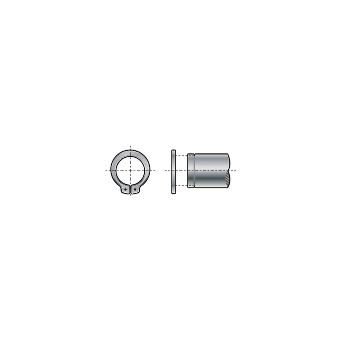 Cromwell 11mm DIN 471 External Circlips - Pack of 50 | Securing Rings
