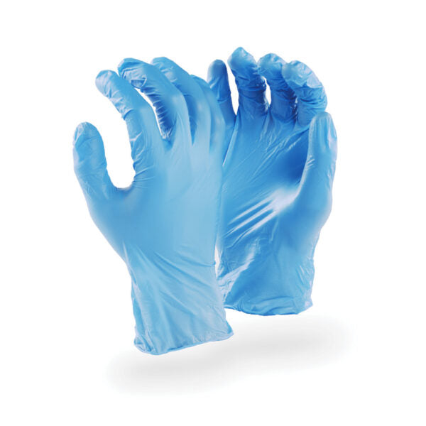 DROMEX GLOVE NITROSHIELD DISPOSABLE BLUE [L] 100P  DG-NITS-L
