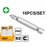INGCO PDQ ACC SCREWDRIVER BIT PH2X50MM 10PCS